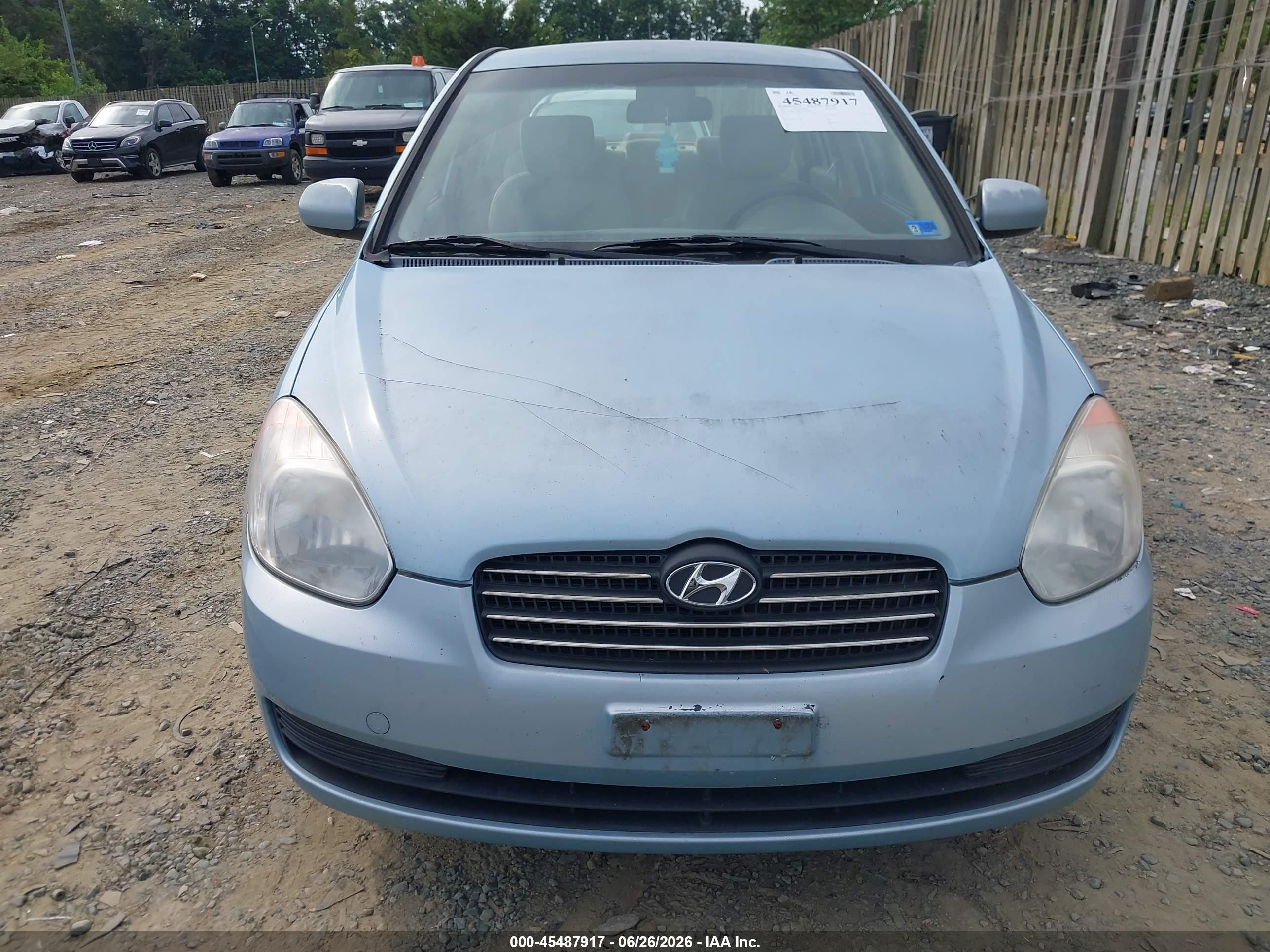 2011 Hyundai Accent Gls Light Blue vin: KMHCN4ACXBU573106