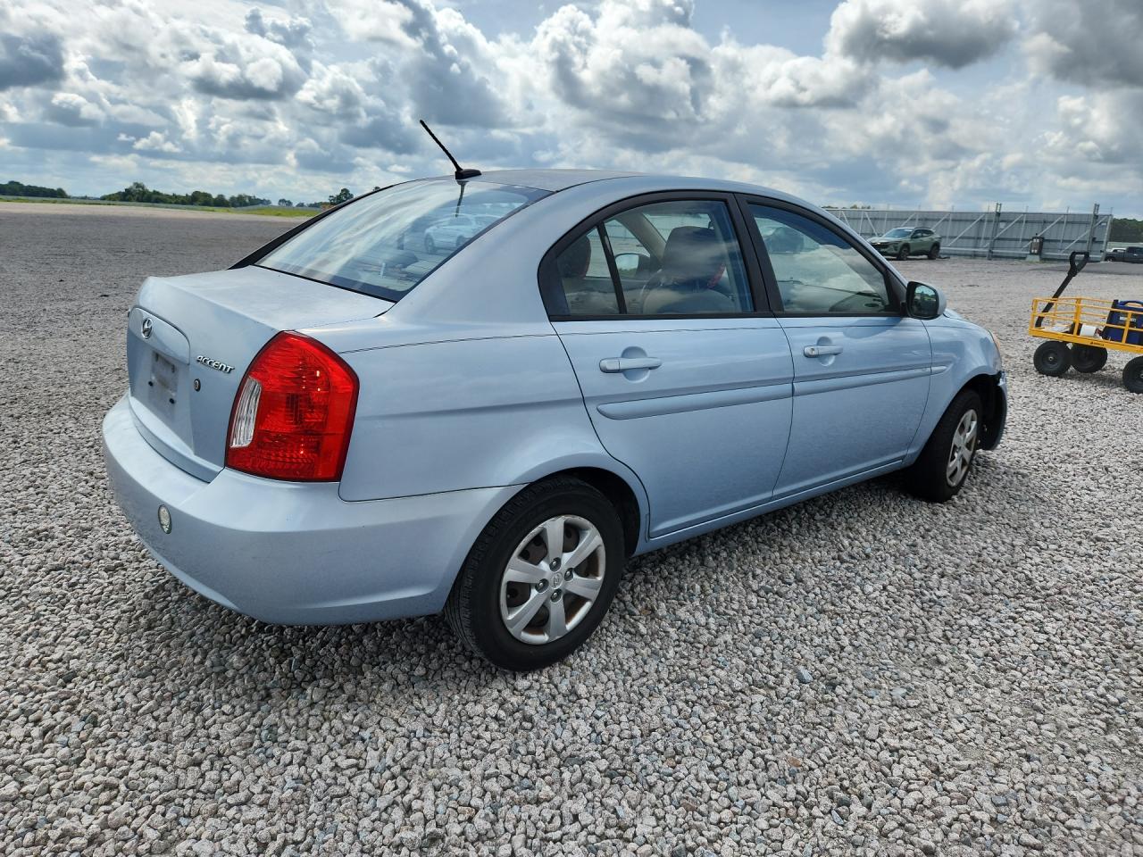2011 Hyundai Accent Gls Blue vin: KMHCN4ACXBU615581