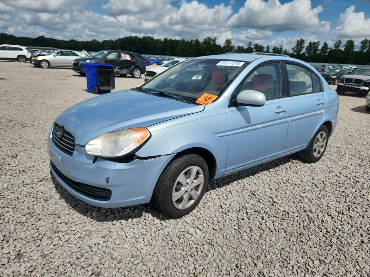 2011 Hyundai Accent Gls Blue vin: KMHCN4ACXBU615581