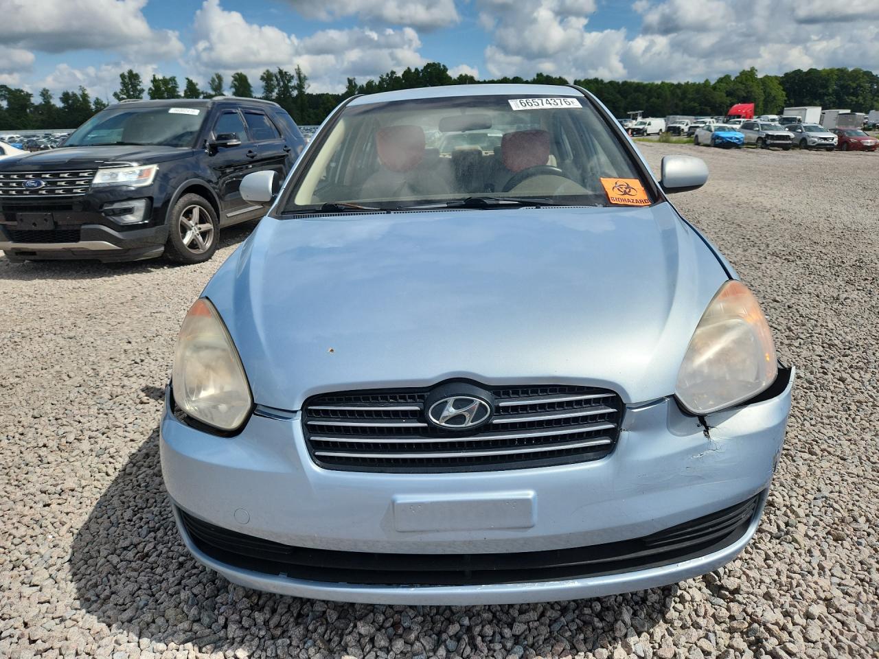 2011 Hyundai Accent Gls Blue vin: KMHCN4ACXBU615581