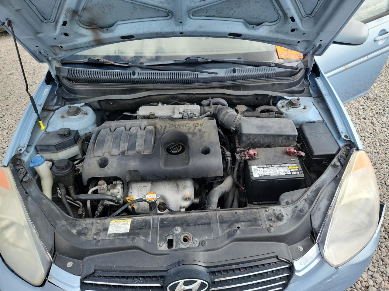 2011 Hyundai Accent Gls Blue vin: KMHCN4ACXBU615581