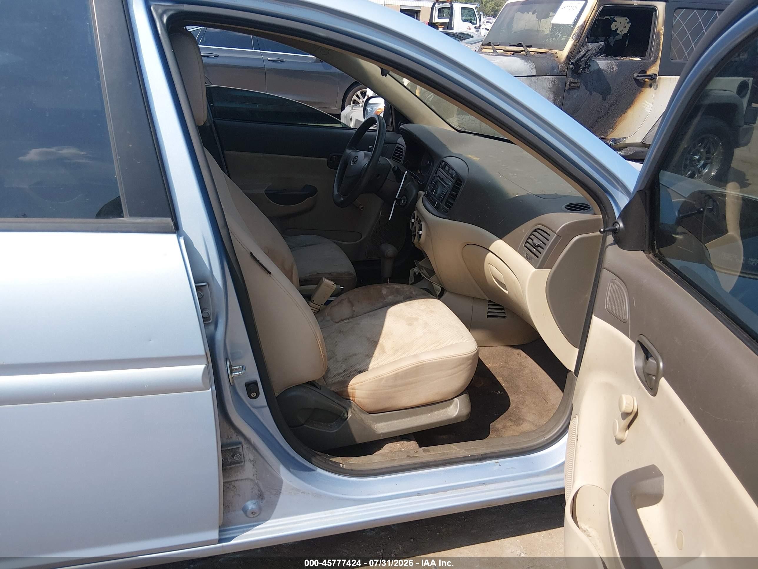 2011 Hyundai Accent Gls Light Blue vin: KMHCN4ACXBU615726