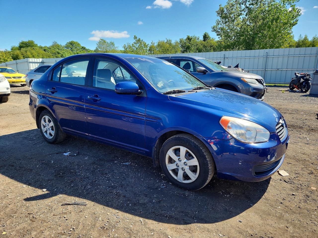 2011 Hyundai Accent Gls Blue vin: KMHCN4ACXBU619680