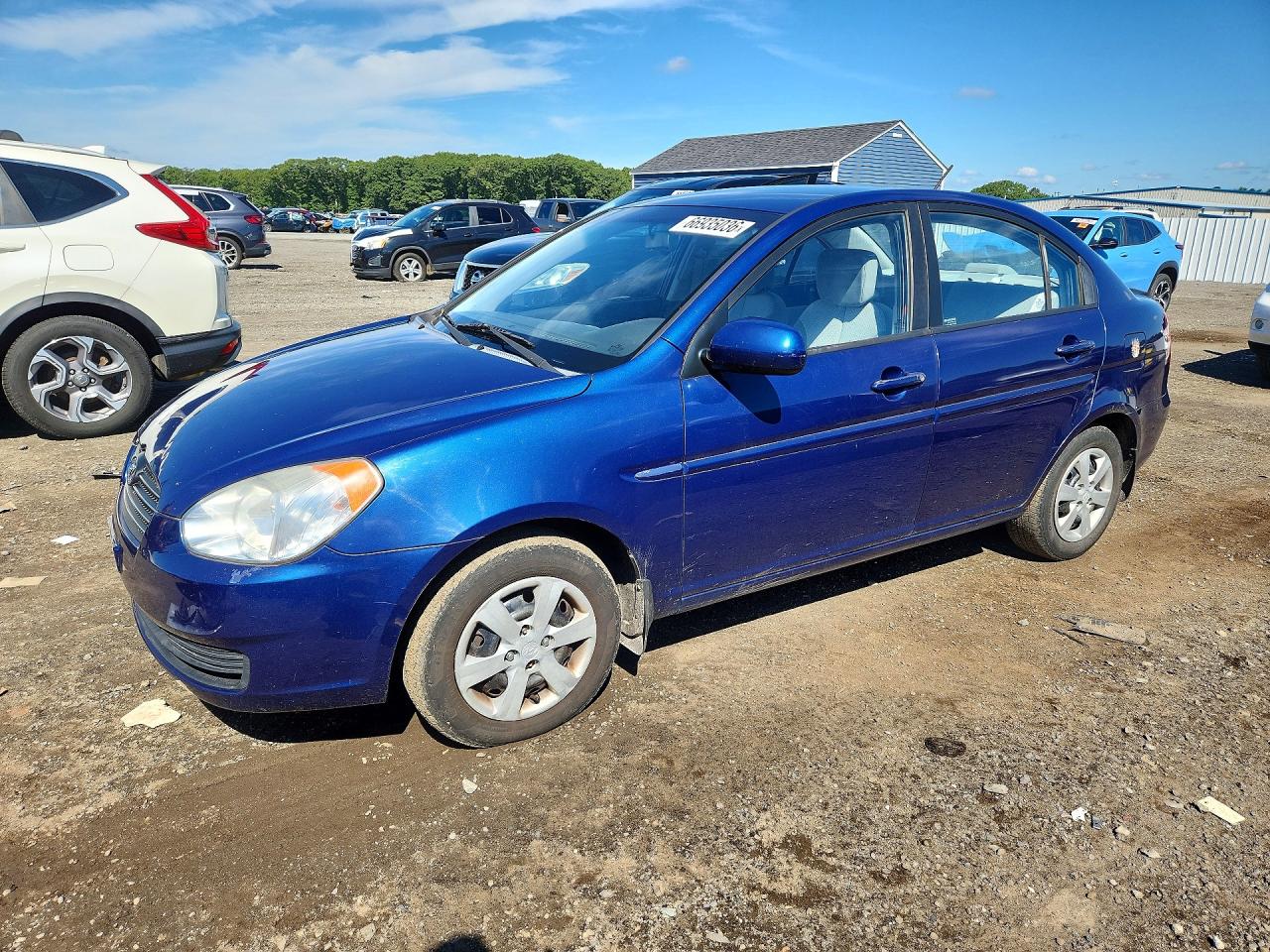 2011 Hyundai Accent Gls Blue vin: KMHCN4ACXBU619680