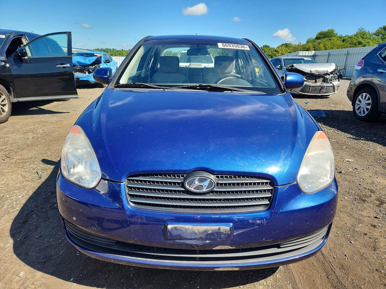 2011 Hyundai Accent Gls Blue vin: KMHCN4ACXBU619680