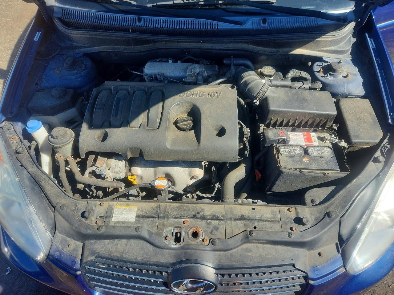 2011 Hyundai Accent Gls Blue vin: KMHCN4ACXBU619680