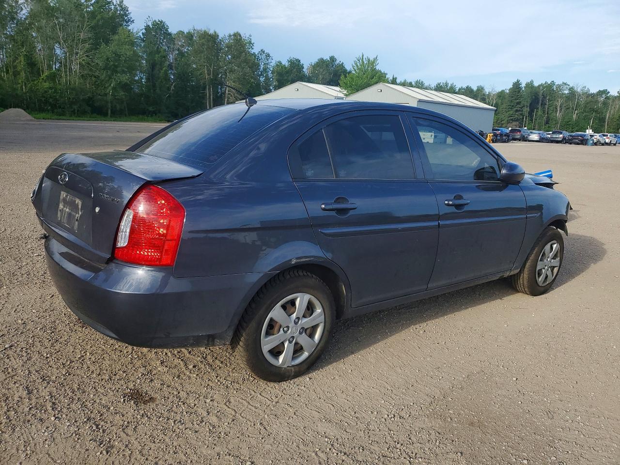 2011 Hyundai Accent Gls Black vin: KMHCN4BC0BU611862