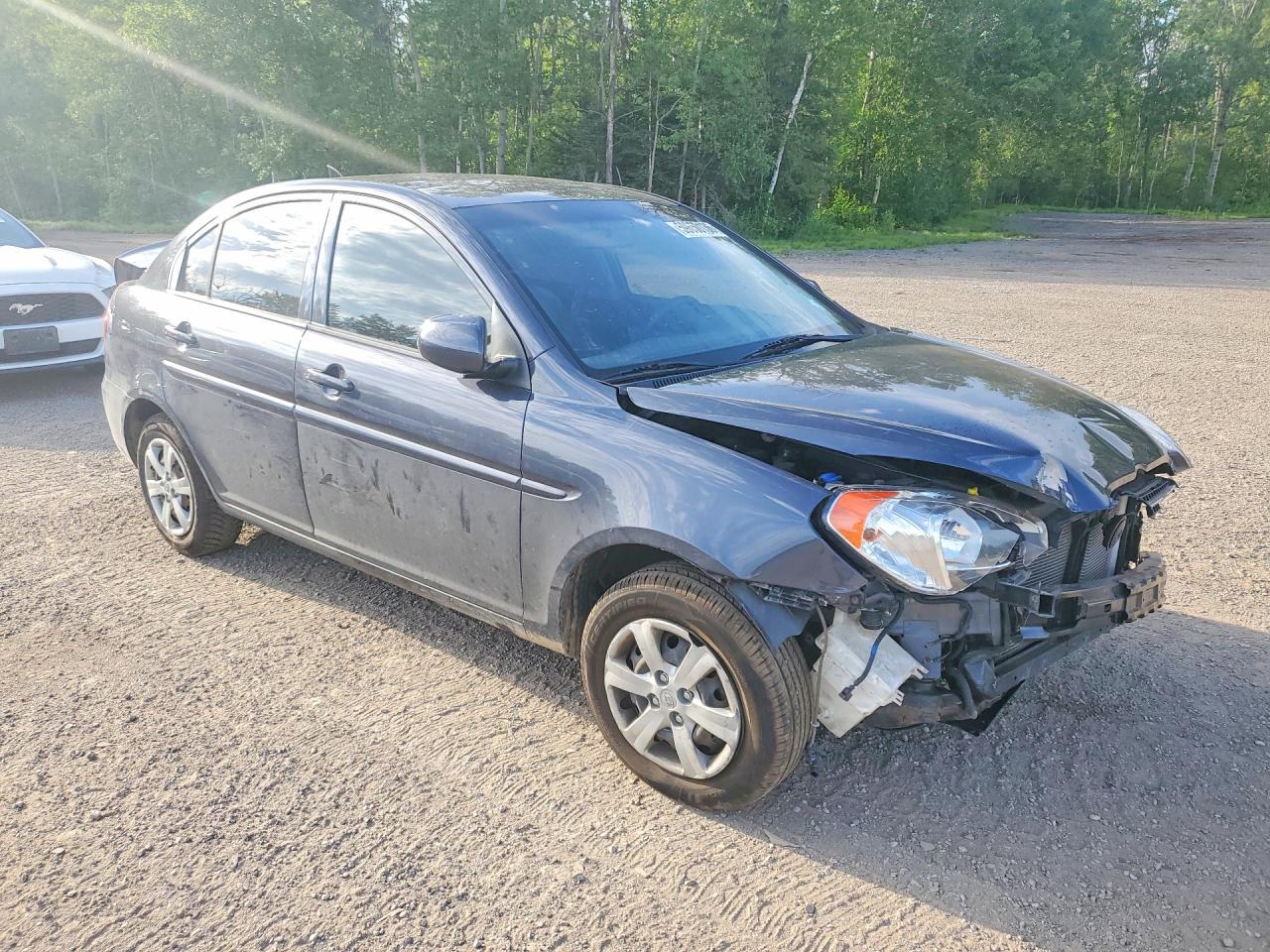 2011 Hyundai Accent Gls Black vin: KMHCN4BC0BU611862