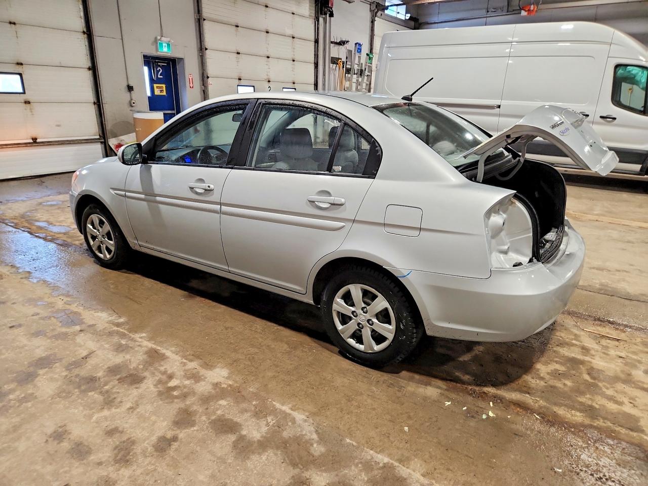 2010 Hyundai Accent Gls Silver vin: KMHCN4BC1AU494453