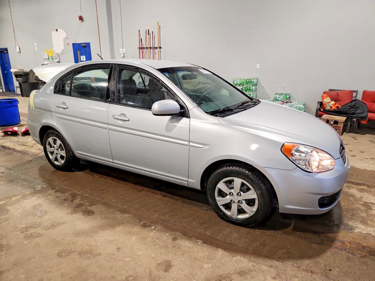 2010 Hyundai Accent Gls Silver vin: KMHCN4BC1AU494453