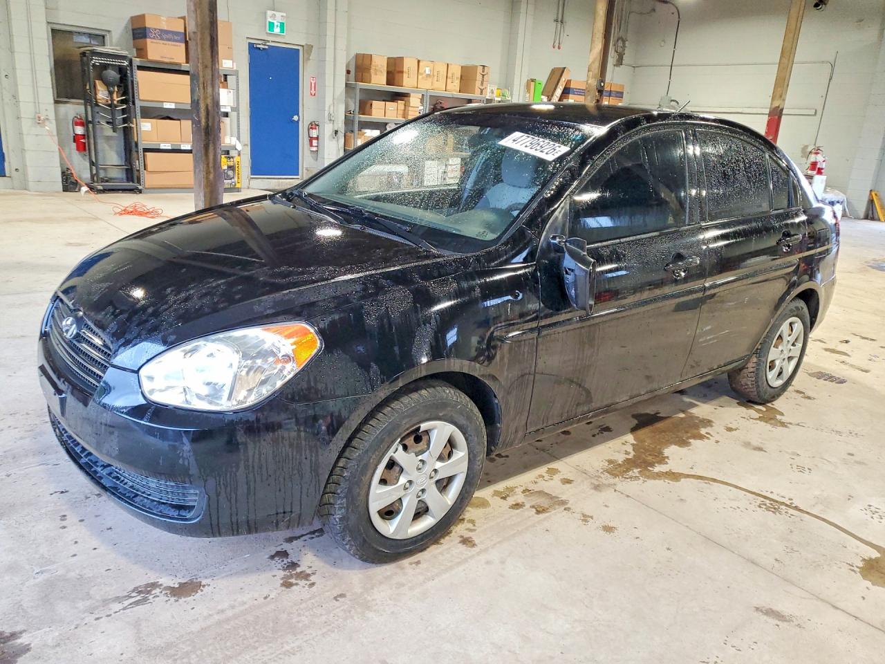 2010 Hyundai Accent Gls Black vin: KMHCN4BC3AU517215
