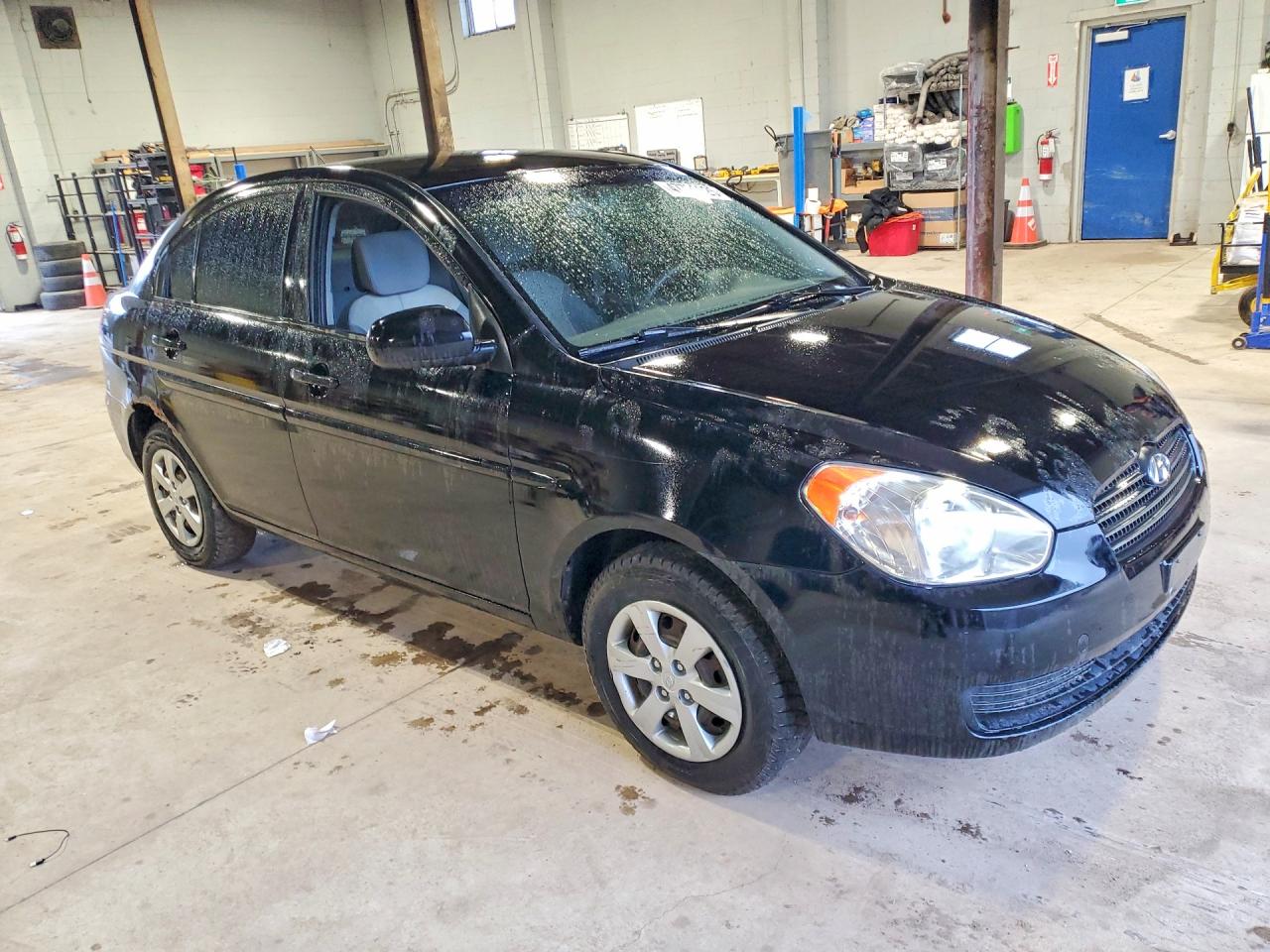 2010 Hyundai Accent Gls Black vin: KMHCN4BC3AU517215