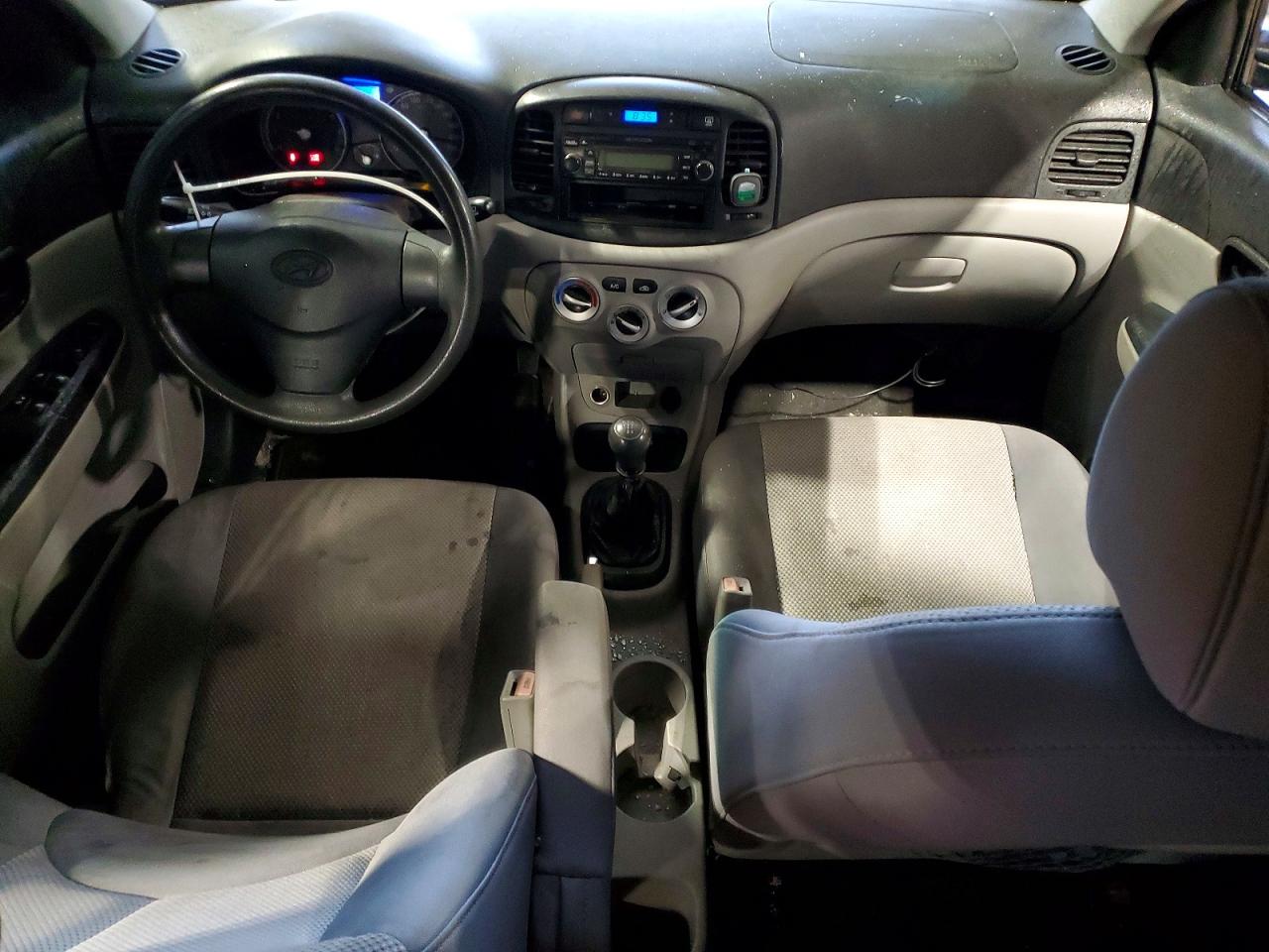 2010 Hyundai Accent Gls Black vin: KMHCN4BC3AU517215