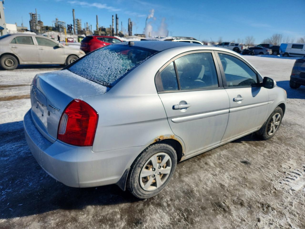 2011 Hyundai Accent Gls Silver vin: KMHCN4BC9BU593295