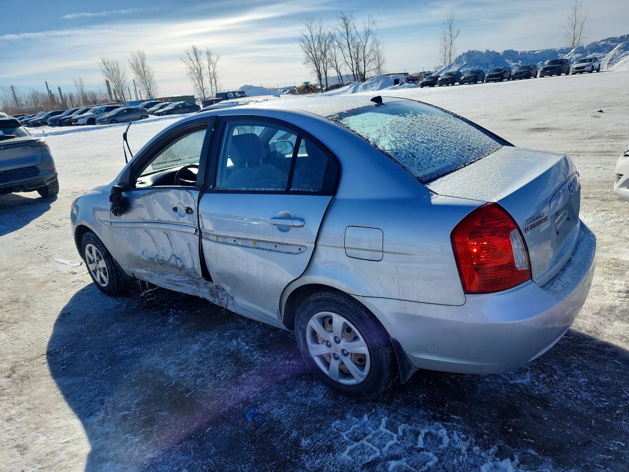 2011 Hyundai Accent Gls Silver vin: KMHCN4BC9BU593295