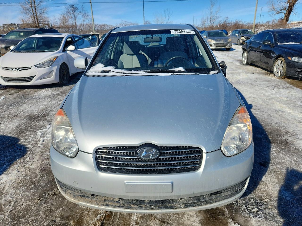 2011 Hyundai Accent Gls Silver vin: KMHCN4BC9BU593295