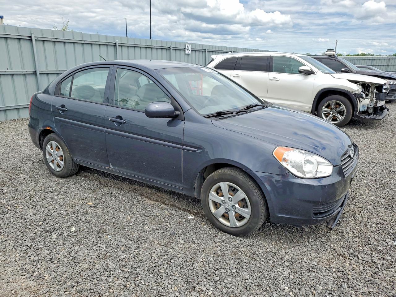 2011 Hyundai Accent Gls Gray vin: KMHCN4BCXBU621878