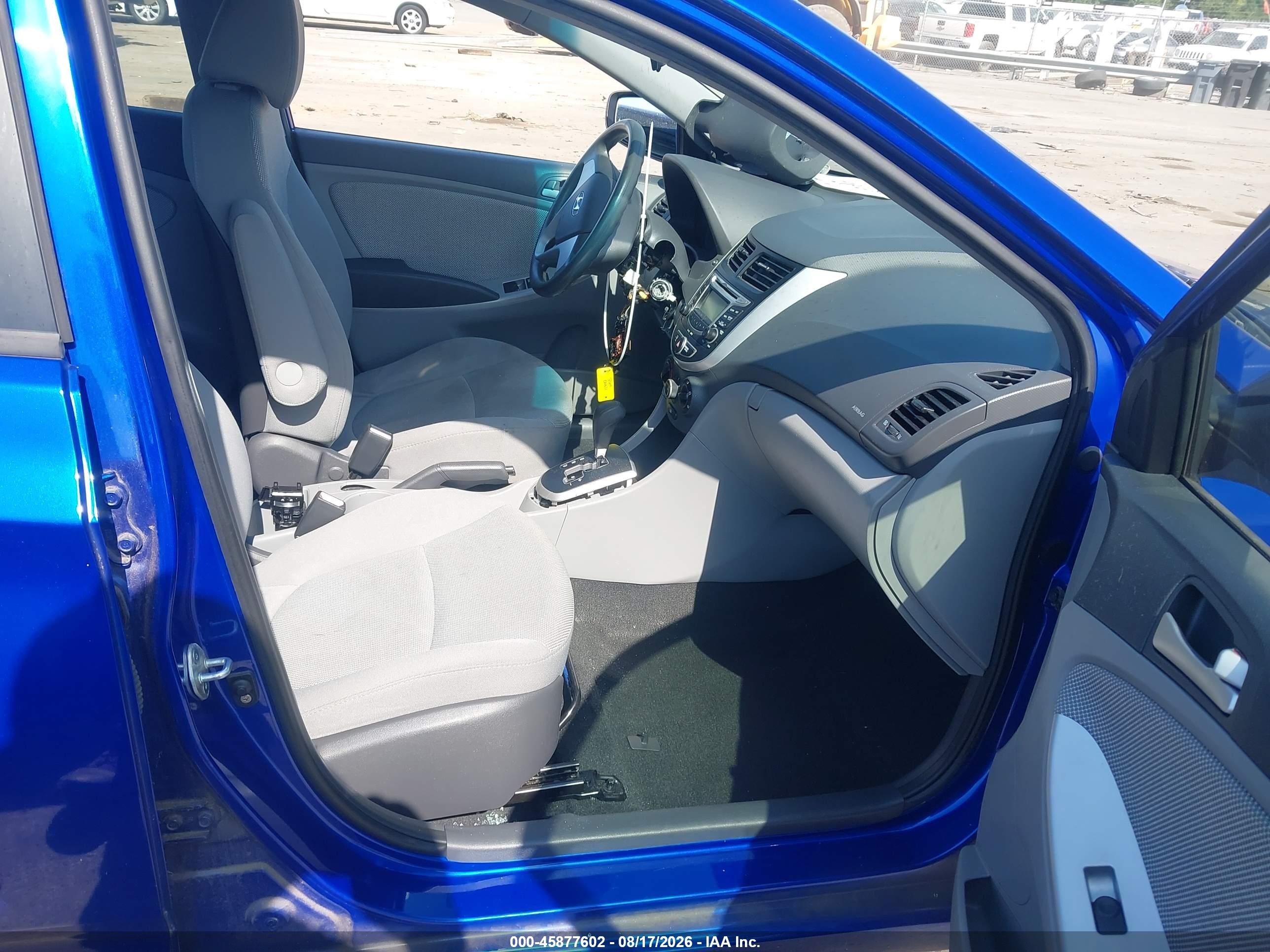 2012 Hyundai Accent Gls Синий vin: KMHCT4AE0CU099191