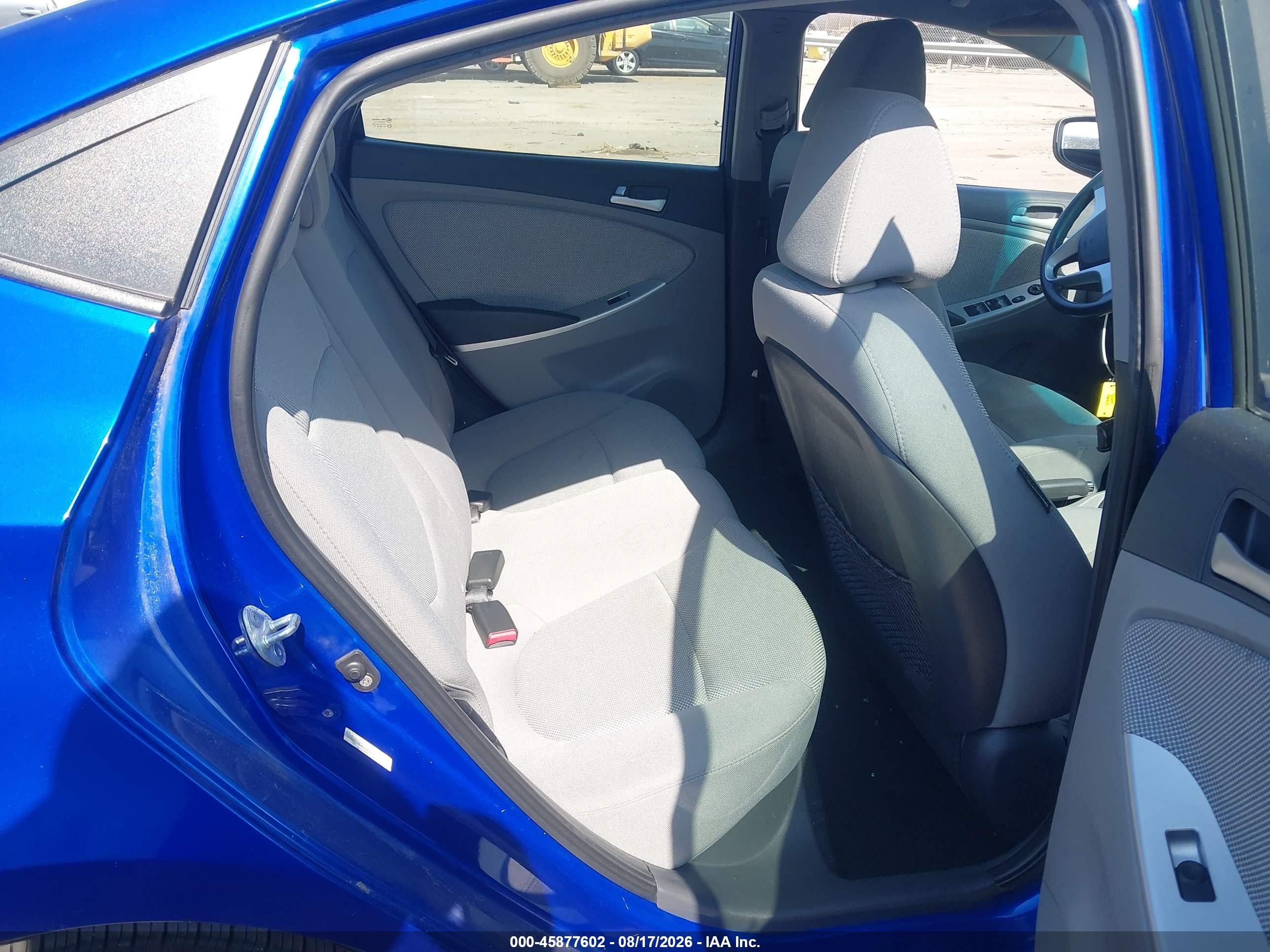 2012 Hyundai Accent Gls Синий vin: KMHCT4AE0CU099191