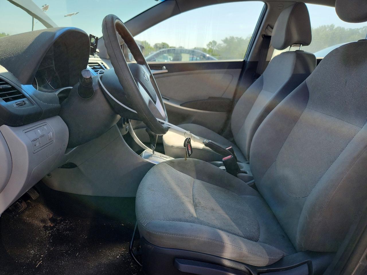 2012 Hyundai Accent Gls Gray vin: KMHCT4AE0CU222486