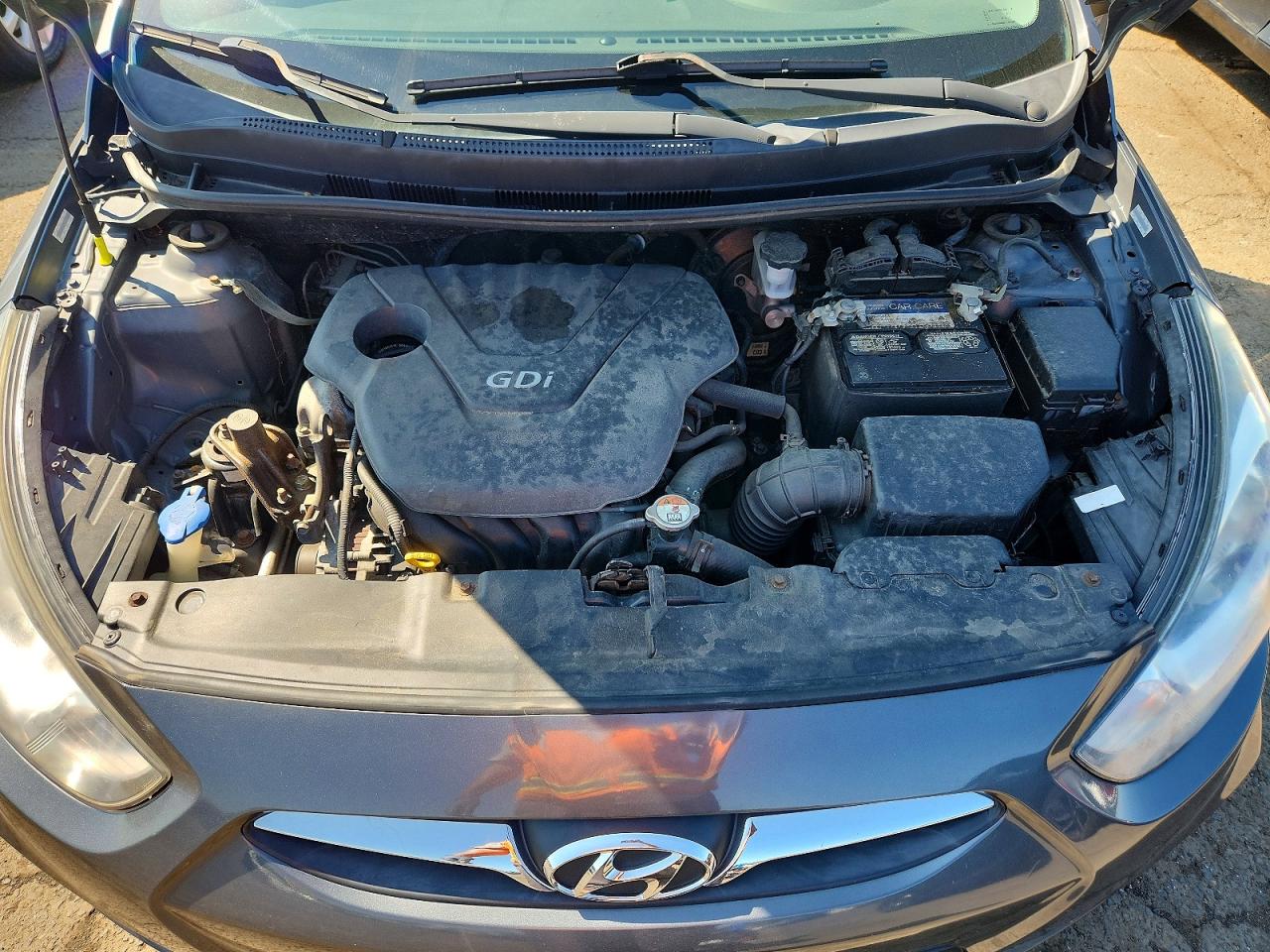 2012 Hyundai Accent Gls Gray vin: KMHCT4AE0CU222486