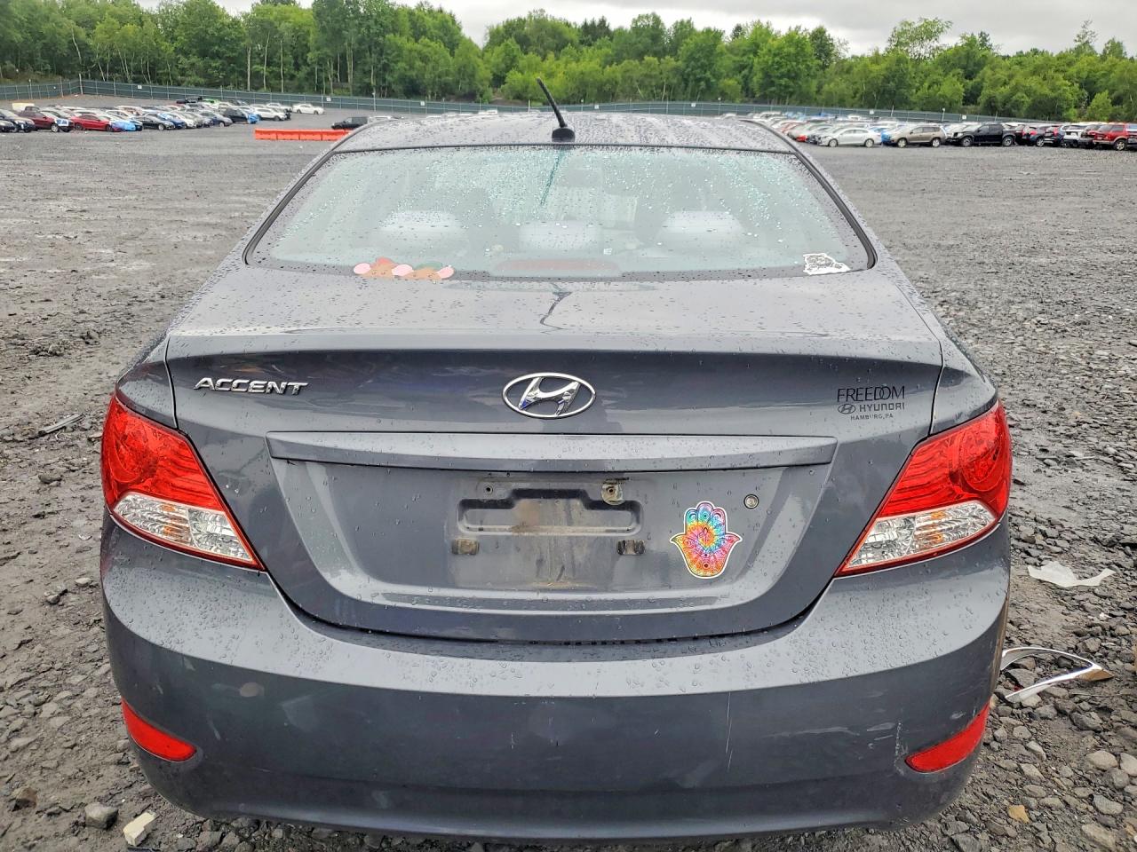 2012 Hyundai Accent Gls Gray vin: KMHCT4AE0CU222519