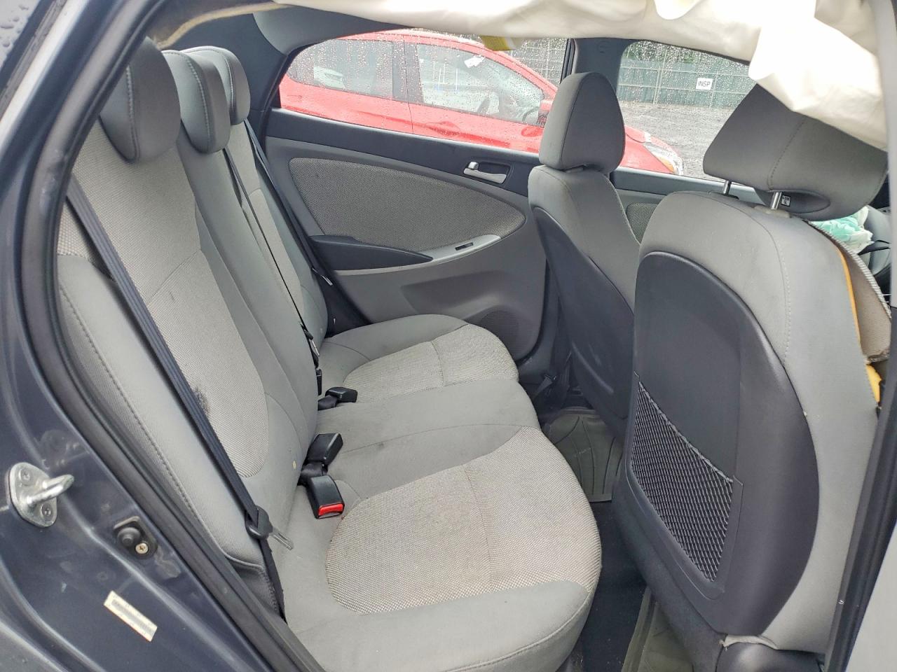 2012 Hyundai Accent Gls Gray vin: KMHCT4AE0CU222519