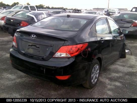 2013 Hyundai Accent Gls 4-door vin: KMHCT4AE0DU394907