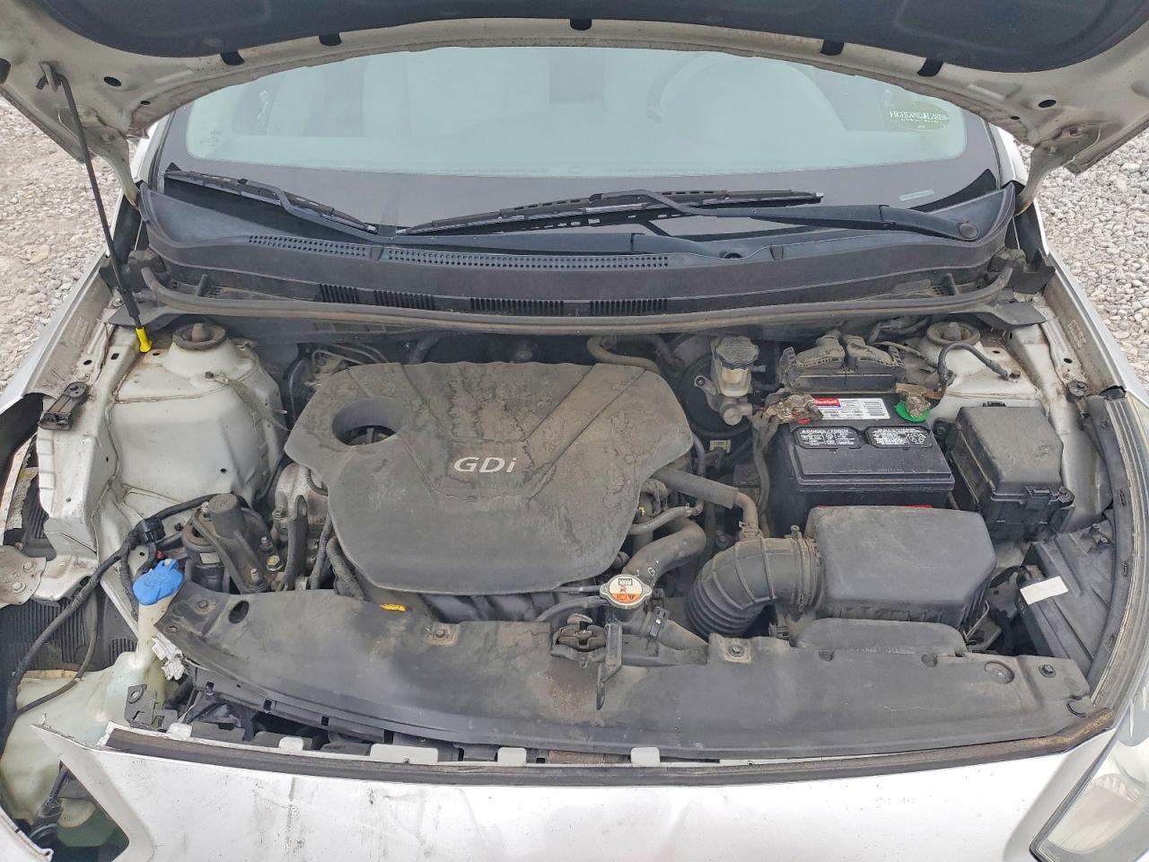 2013 Hyundai Accent Gls Silver vin: KMHCT4AE0DU429011