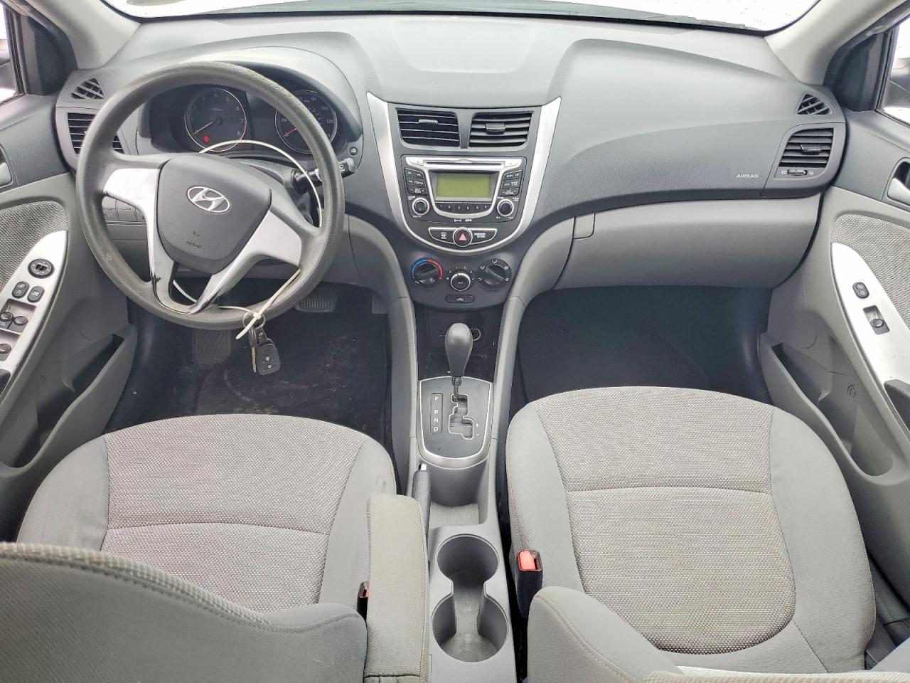 2013 Hyundai Accent Gls Silver vin: KMHCT4AE0DU429011