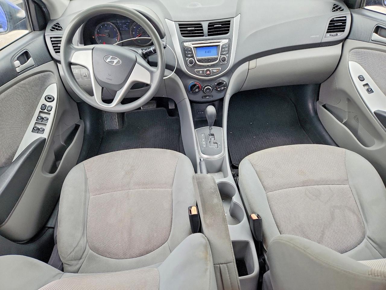 2013 Hyundai Accent Gls Blue vin: KMHCT4AE0DU500207