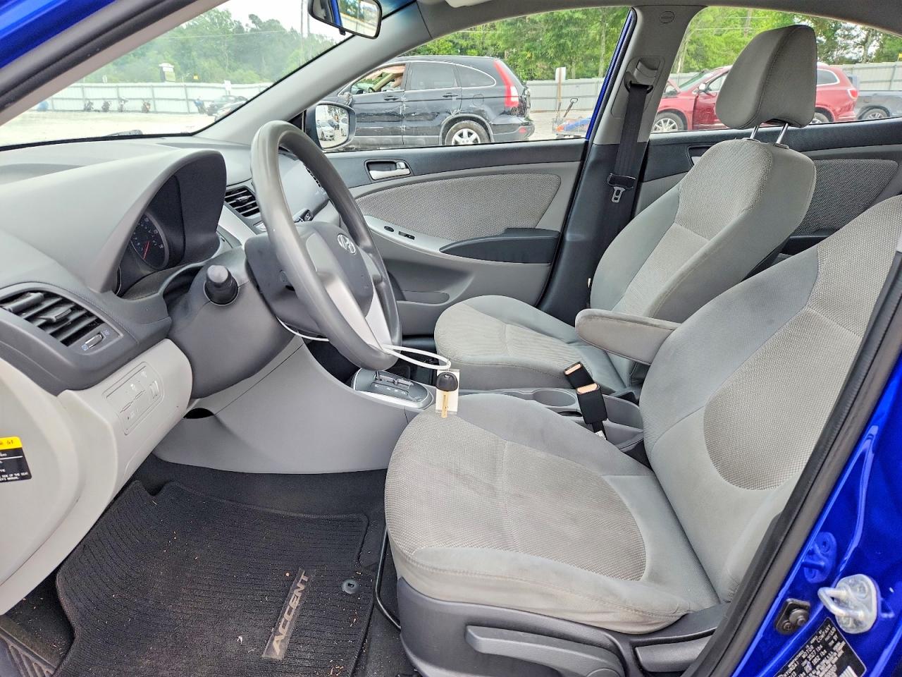 2013 Hyundai Accent Gls Blue vin: KMHCT4AE0DU500207