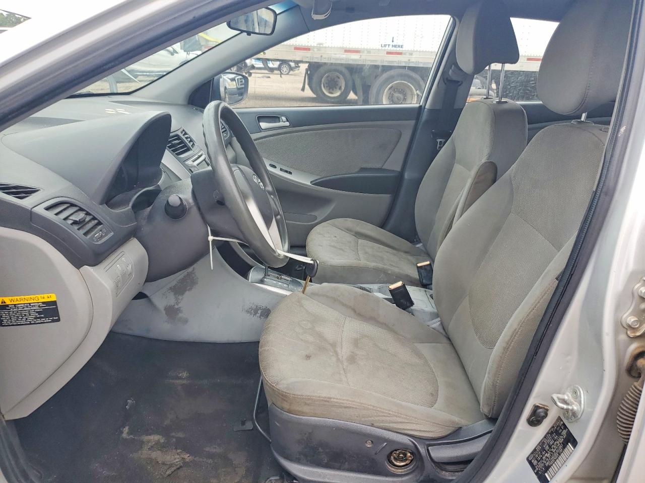 2013 Hyundai Accent Gls Silver vin: KMHCT4AE0DU502863