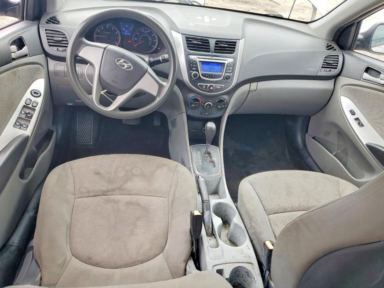 2013 Hyundai Accent Gls Silver vin: KMHCT4AE0DU502863