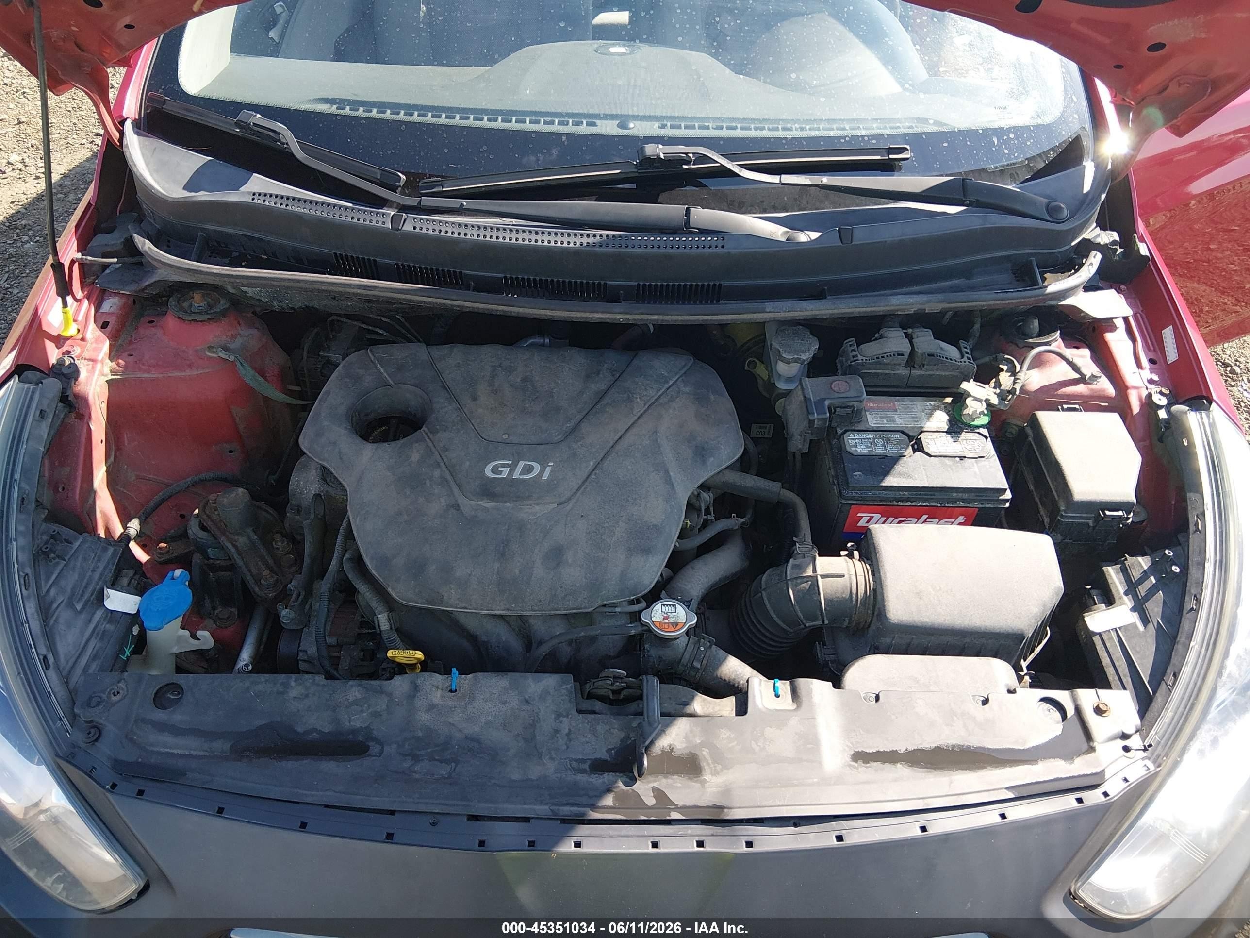 2013 Hyundai Accent Gls Maroon vin: KMHCT4AE0DU518156