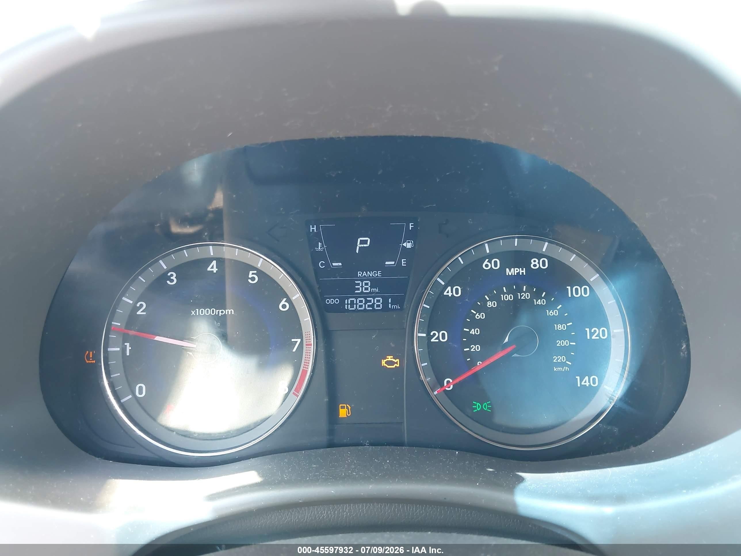 2013 Hyundai Accent Gls Light Blue vin: KMHCT4AE0DU522675