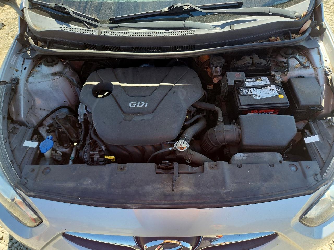 2013 Hyundai Accent Gls Серебряный vin: KMHCT4AE0DU550797