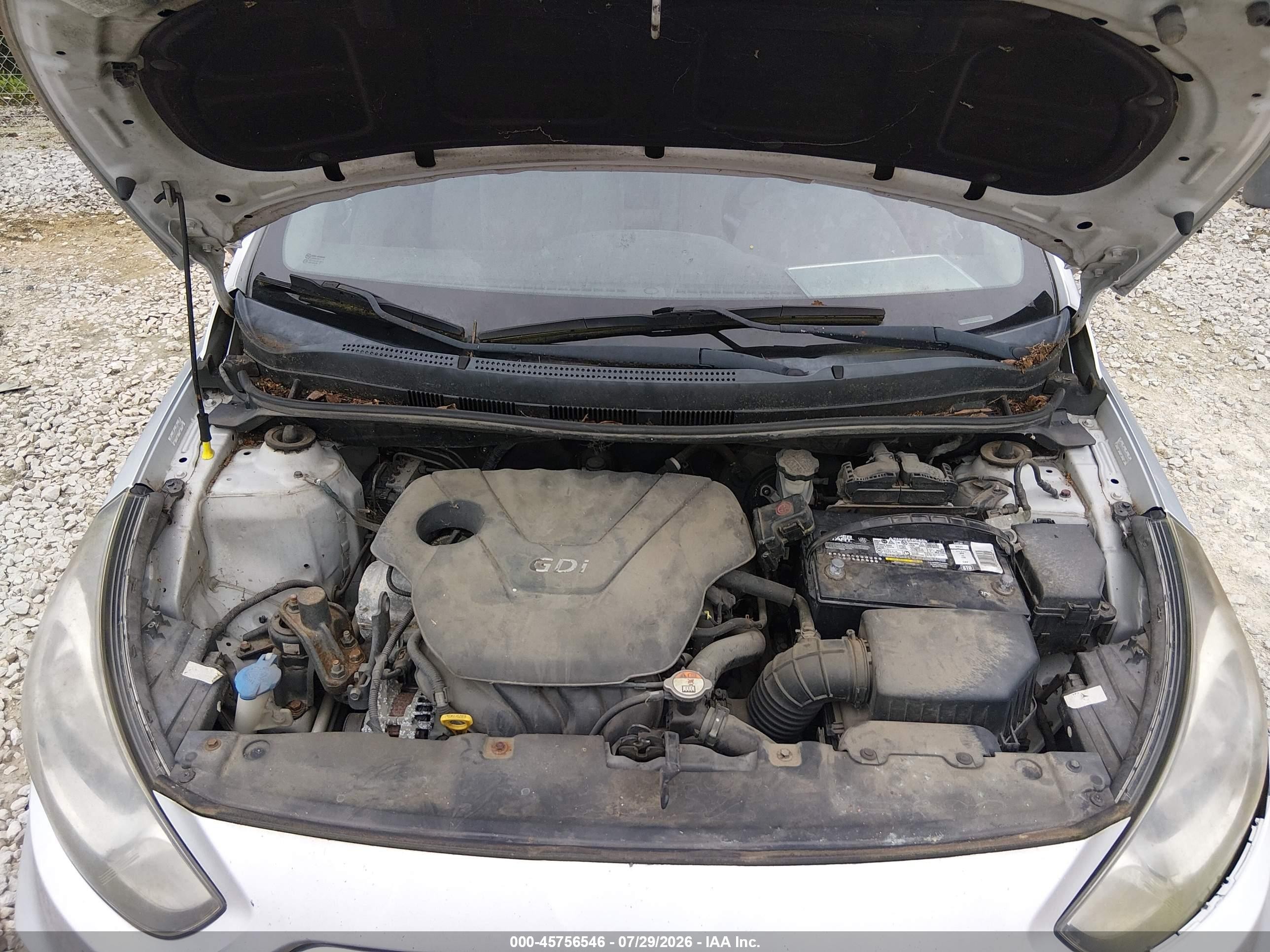 2013 Hyundai Accent Gls Silver vin: KMHCT4AE0DU556339