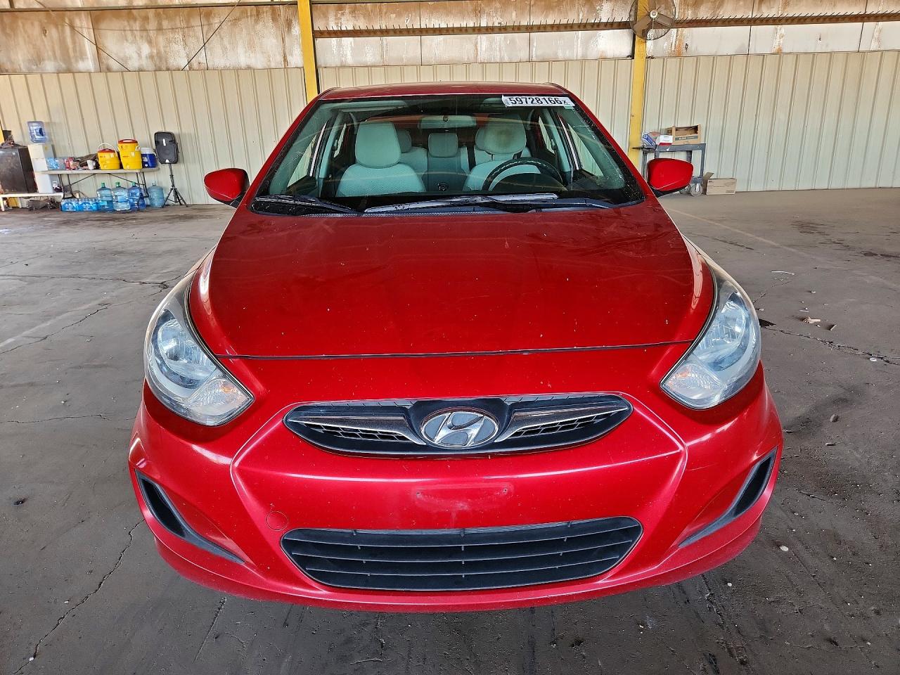 2013 Hyundai Accent Gls Red vin: KMHCT4AE0DU558396