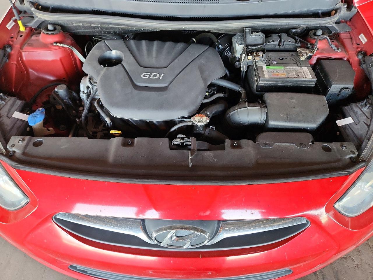 2013 Hyundai Accent Gls Red vin: KMHCT4AE0DU558396