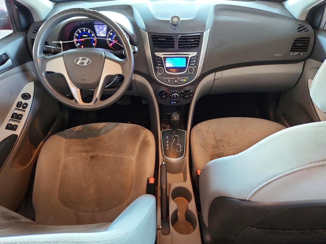 2013 Hyundai Accent Gls Red vin: KMHCT4AE0DU558396