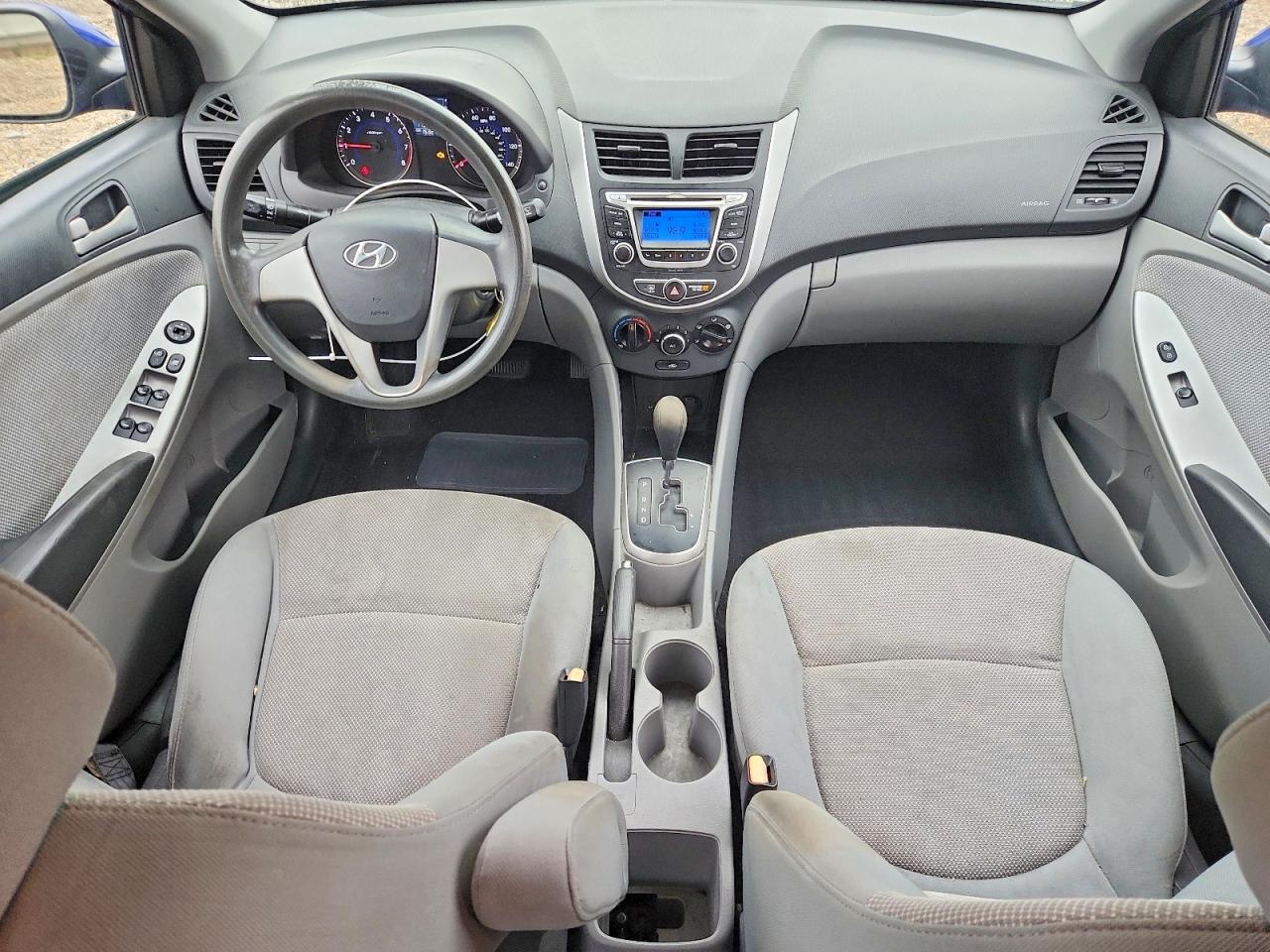 2014 Hyundai Accent Gls Blue vin: KMHCT4AE0EU600549