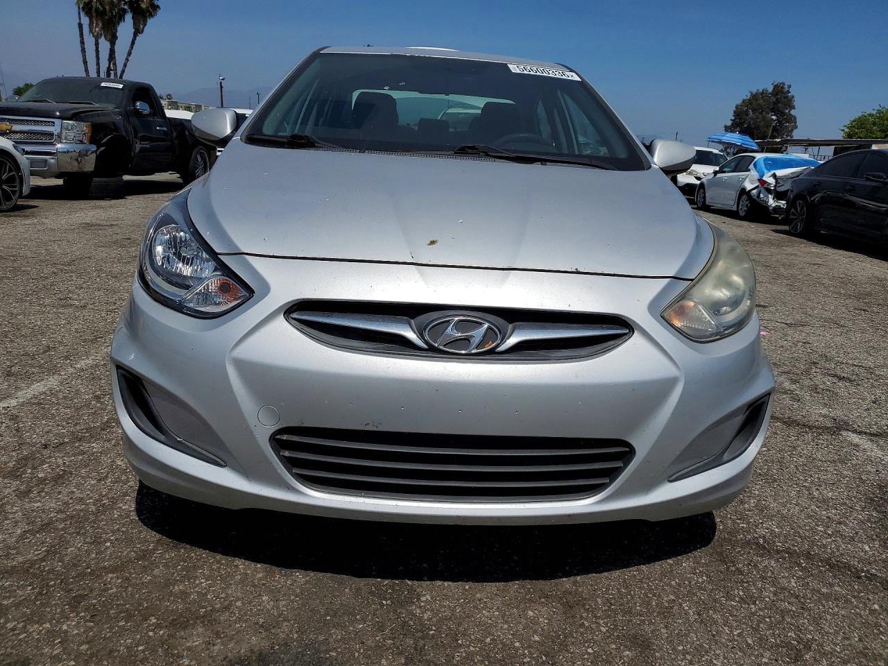 2014 Hyundai Accent Gls Silver vin: KMHCT4AE0EU602043