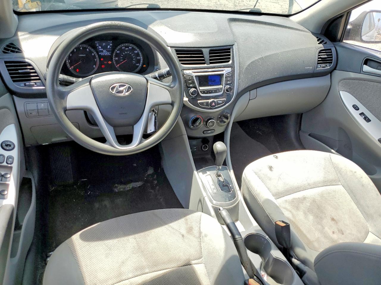 2014 Hyundai Accent Gls Silver vin: KMHCT4AE0EU602043