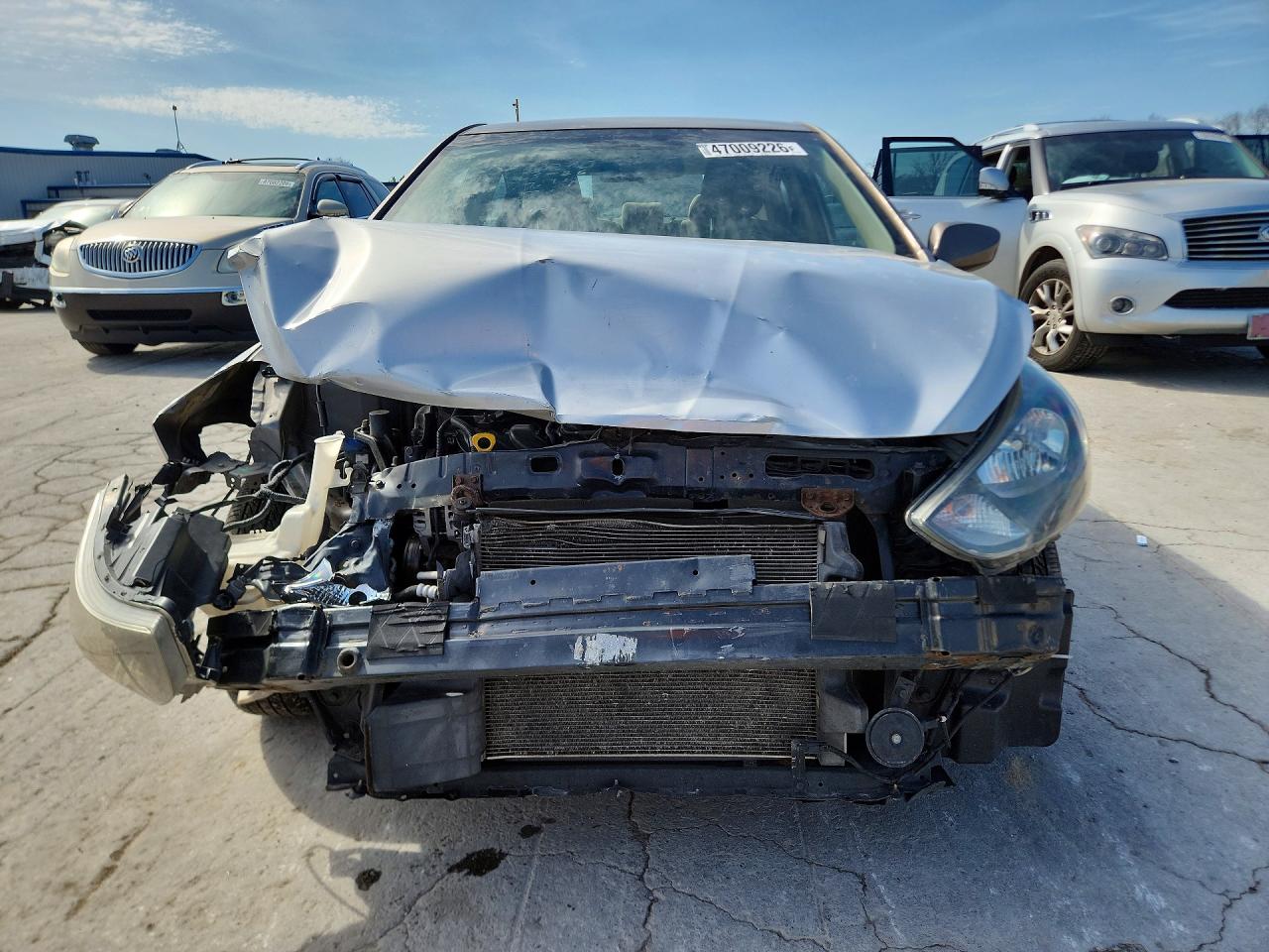 2014 Hyundai Accent Gls Silver vin: KMHCT4AE0EU614001