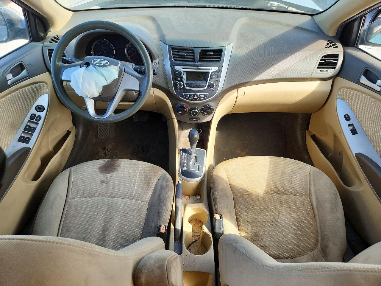 2014 Hyundai Accent Gls Silver vin: KMHCT4AE0EU614001