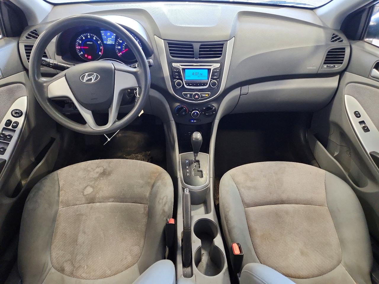 2014 Hyundai Accent Gls Silver vin: KMHCT4AE0EU642848