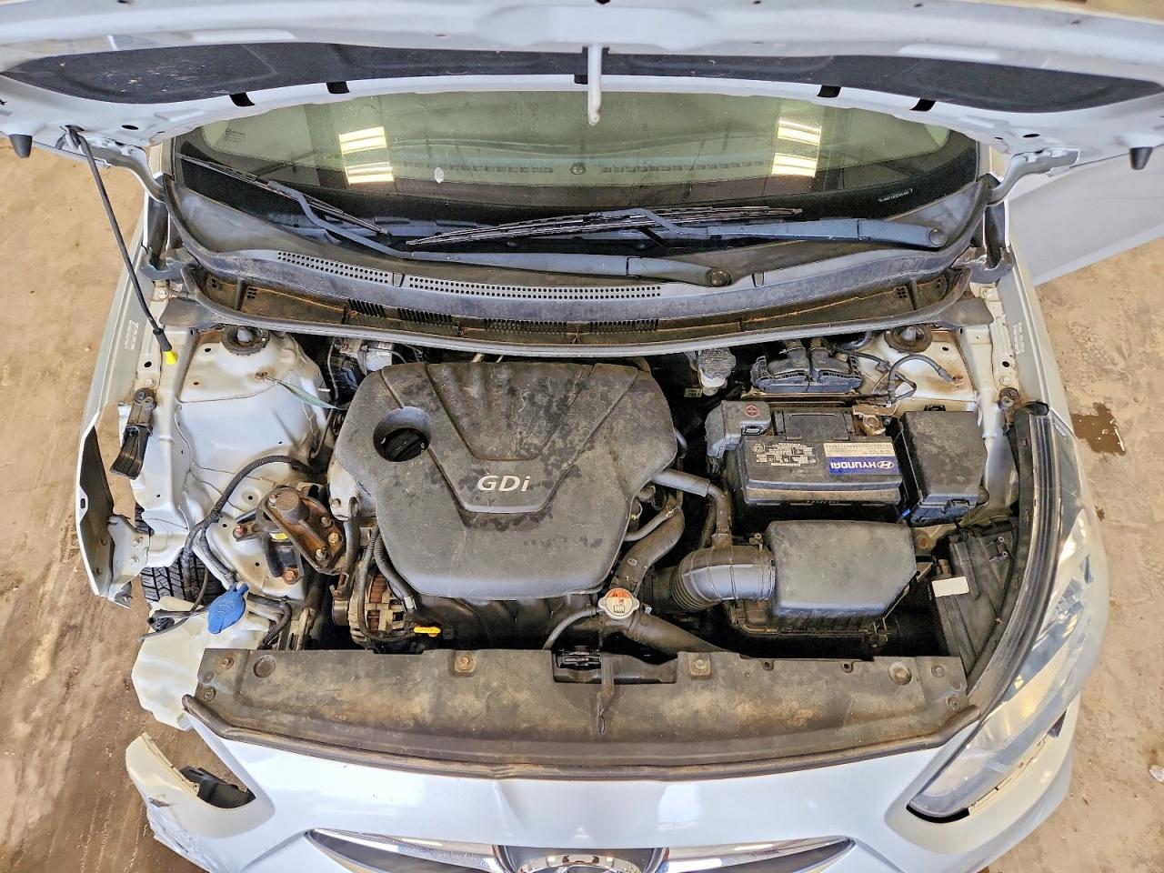2014 Hyundai Accent Gls Silver vin: KMHCT4AE0EU642848