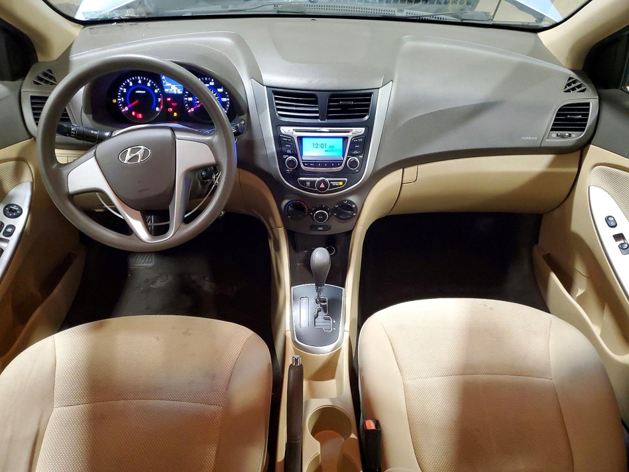 2014 Hyundai Accent Gls Blue vin: KMHCT4AE0EU715412