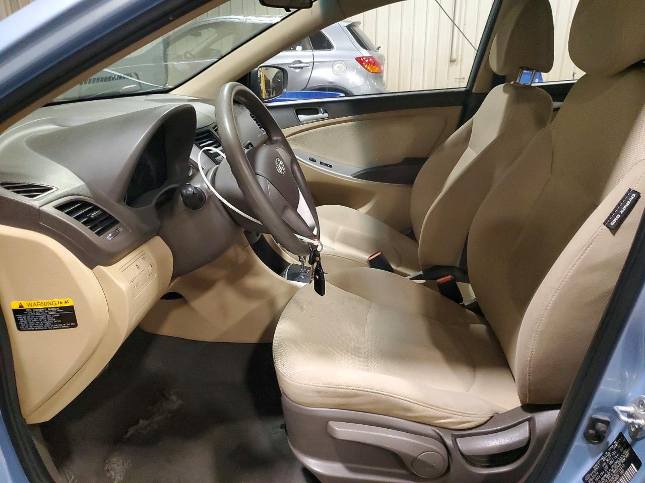 2014 Hyundai Accent Gls Blue vin: KMHCT4AE0EU715412